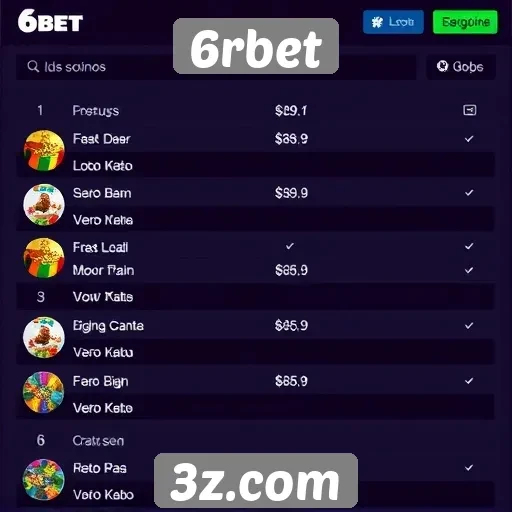 Análise das opções de apostas no 6rbet