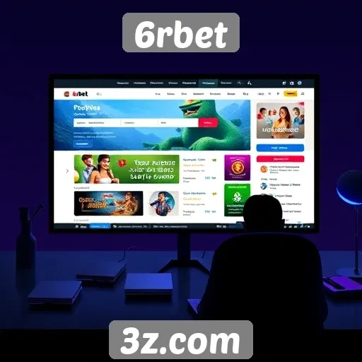 Navegação e usabilidade no site 6rbet